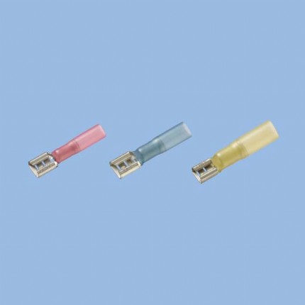 FUJI Trminal Female terminal HEAT SHRINK-INSULATED FEMALE DISCONNECTS(DOUBLE CRIMP),profile,datasheet,pdf,catlog